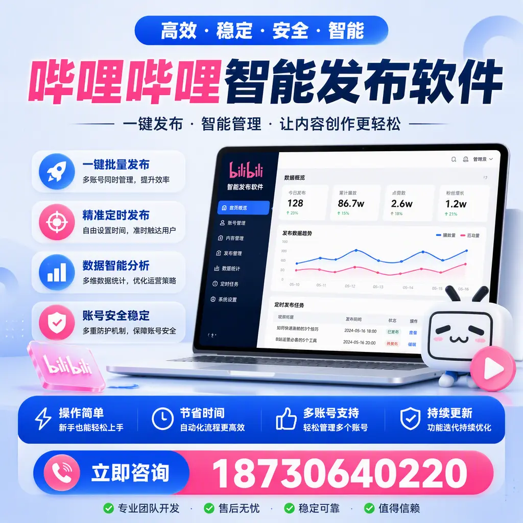 如何在 儋州 制定有效的哔哩哔哩智能发布策略